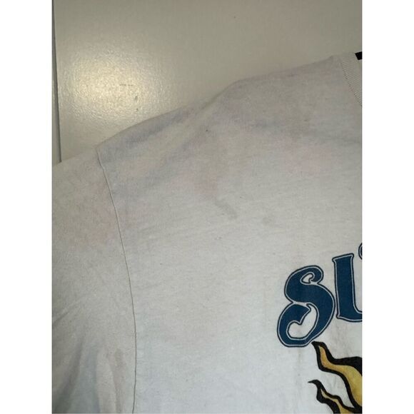 Sublime white retro what I got sun short sleeve T-shirt sz 2XL band tee trashed - Picture 6 of 11